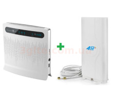 Комплект 4G WiFi роутер Huawei B593s-12 + Mimo антенна