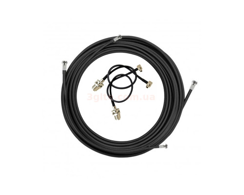 Комплект для MiMO антенны кабель и переходник TS9