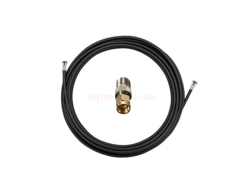 Комплект для антенны кабель и переходник SMA