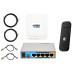HUAWEI E3372h-320 + Mikrotik hAP ac lite + Антенный комплект MIMO 1700-2700 мГц 15 дБи панельная