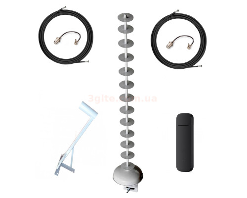 4G/3G Антенный комплект модем Huawei E3372h-608+антенный набор MIMO на 20 dbi