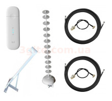 3G/4G Wi-Fi LTE роутер ZTE MF79+Антенный комплект с MIMO антенной Стрела 1700-2170 Мгц 20 дБ+Кронштейн 