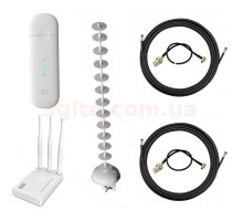 3G/4G Wi-Fi LTE роутер ZTE MF79+Антенный комплект с MIMO антенной Стрела 1700-2170 Мгц 20 дБ+Netis MW5230