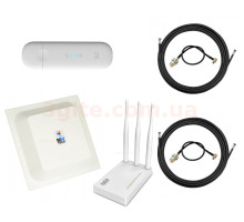 3G/4G Wi-Fi LTE роутер ZTE MF79+Антенный комплект Антенна MIMO 15 ДБи + маршрутизатор Netis MW5230 