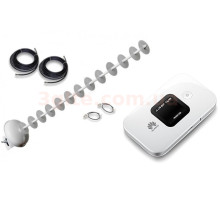 4G/3G WiFi роутер Huawei E5577 (3000 mah) +Антенный комплект MIMO на 20 ДБ