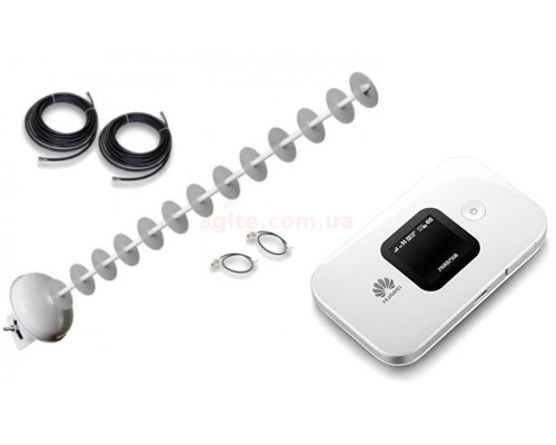 4G/3G WiFi роутер Huawei E5577 (3000мАч) +Антенный комплект MIMO на 20 ДБ