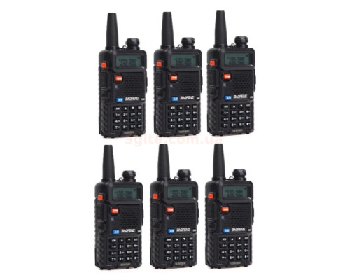 Baofeng UV-5R - комплект раций 6шт.