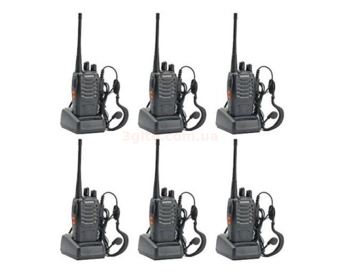 Рация Baofeng BF-888s - комплект 6шт.
