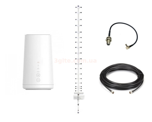 3G/4G модем + WiFi роутер Huawei B528s-23a+Антенный комплект на 21 ДБ