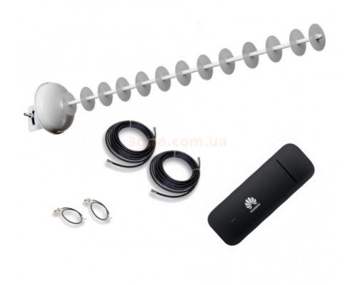 4G/3G Антенный комплект модем Huawei E3372h-153+антенный набор MIMO на 20 dbi