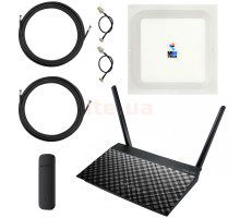 Готовый 4G WiFi интернет комплект Домашний MIMO для сельской местности (Интернет под ключ)