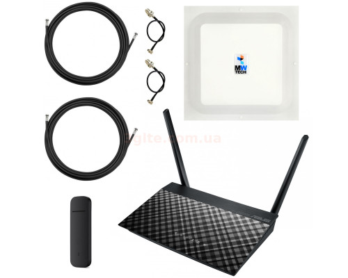 Готовый 4G WiFi интернет комплект Домашний MIMO для сельской местности (Интернет под ключ)