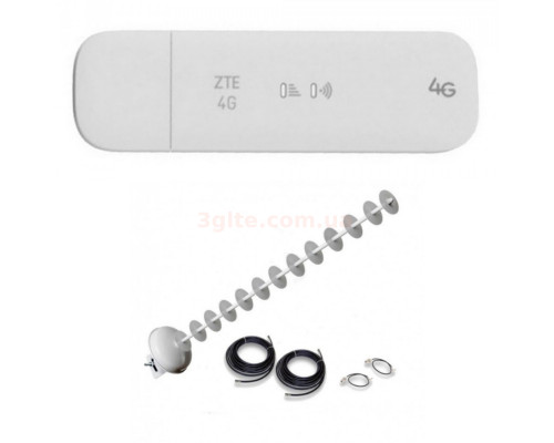 4G Wi-Fi LTE роутер ZTE MF79+Антенный комплект MIMO на 20 ДБ