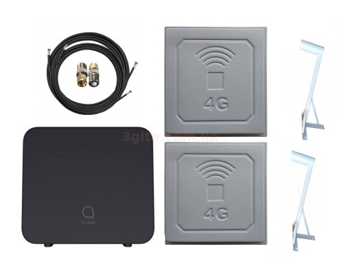 Alcatel HH42CV в комплекте с панельными антеннами и кронштейнами
