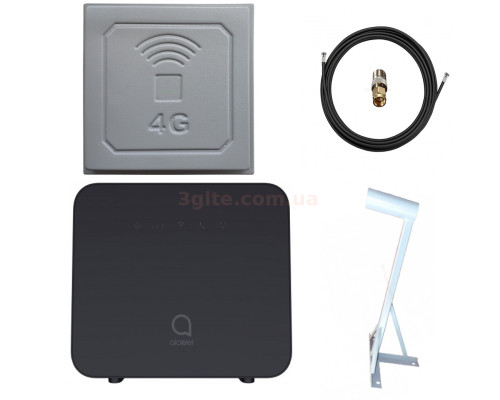 3G/4G WiFi роутер Alcatel HH42CV в комплекті з панельною антеною