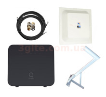 3G/4G WiFi роутер Alcatel Linkhub Home Station HH42CV  и  комплект MIMO на 15 ДБ с кронштейном
