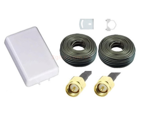 Антенний комплект широкосмугова всенаправлена антена 14dBi MIMO ASVM18K SMA