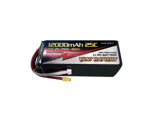 Vant Battery Li-po 12000mAh 22.2V