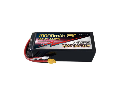 Vant Battery Li-po 10000mAh 22.2V 